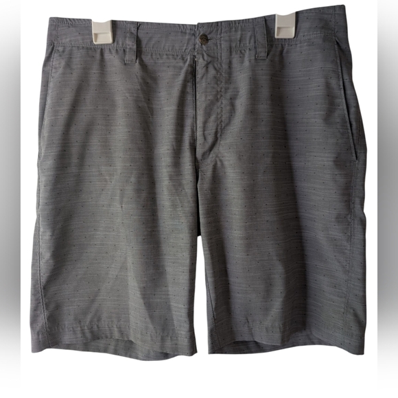 Callaway Men's Charcoal Flat Front Shorts - Picture 1 of 4